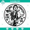 Bruce Springsteen "Born in the USA" SVG cut files, perfect for digital crafting projects. Instant download featuring the iconic singer "The Boss".