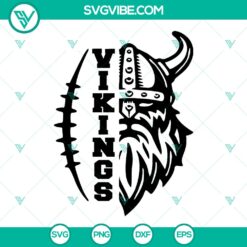 Vikings Football SVG Cut File - Instant Download for Cricut