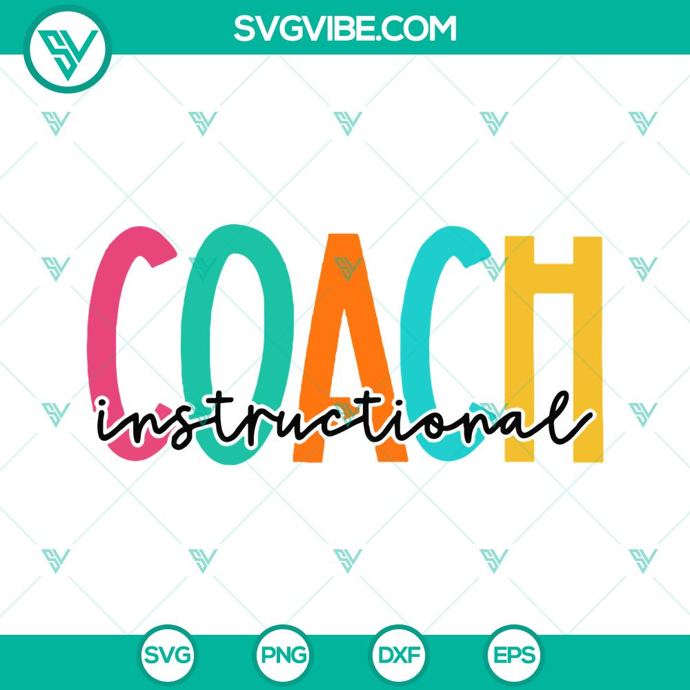 mockup-802864859.jpg Rainbow Back to School Instructional Coach Cut File for SVG PNG JPEG DXF, Instant Download.