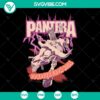 Pantera Cowboys From Hell SVG cut files for Silhouette Cricut decals - Instant Download, ideal for rock music fans and crafting projects.