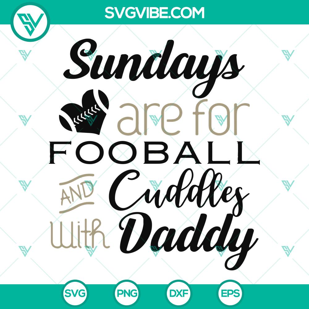 mockup-808792729.jpg Sundays Football & Cuddles With Daddy SVG design for baby onesies, perfect gift idea for football-loving dads, cute and cozy.