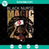Black Nurse Magic PNG: Celebrating Black Pride with Melanin African design. Perfect for instant download.