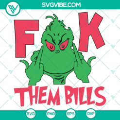 Grinch Christmas SVG: Funny Grinchmas Design - Instant Download