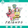 SpongeBob, Patrick, and Friends SVG DXF EPS PNG files for crafts, printing, or digital design projects. Perfect for cartoon fans!