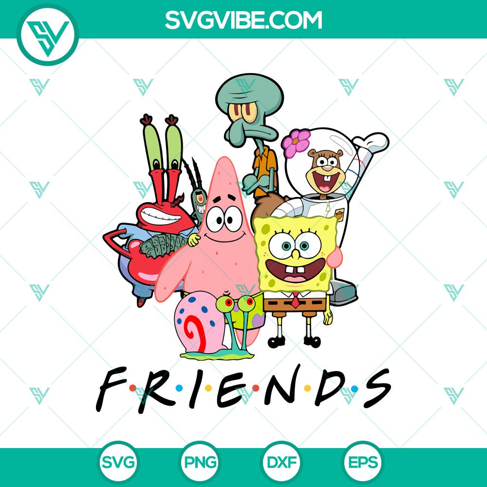 mockup-817406340.jpg SpongeBob, Patrick, and Friends SVG DXF EPS PNG files for crafts, printing, or digital design projects. Perfect for cartoon fans!