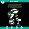Snoopy Green Bay Packers NFL Football Team Sport SVG ideal for Packers fans, instant download for digital use.