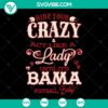 Hide Your Crazy Bama Football 1 SVG Cut Files for Silhouette & Cricut Decal - Instant Download, perfect for Alabama football fans.