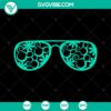 SVG and PNG cut file of sunglasses, mouse ears, beach ball for Cricut. Summer-themed design for crafting.