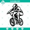 BMX rider clipart design 83 SVG cut file with instant download feature for digital projects.