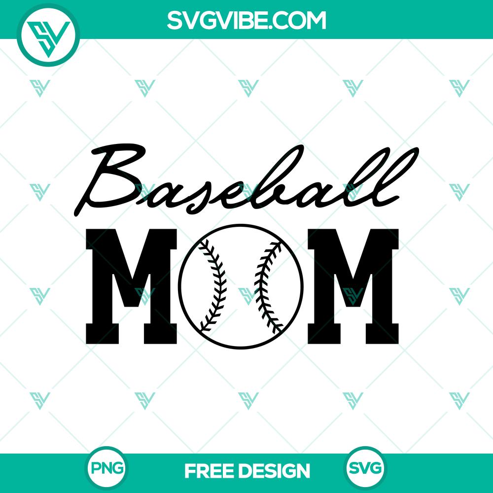 Baseball Mom SVG Cut File – Free Sporty Mom Design Baseball mom SVG cut file featuring a free sporty design. Perfect for DIY projects.