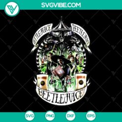 Beetlejuice Halloween SVG cutting file, perfect for instant download. Unique, spooky design for Halloween crafts.
