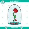 Enchanted Rose SVG Cut File from Beauty and the Beast - Free magical design for crafts and projects.