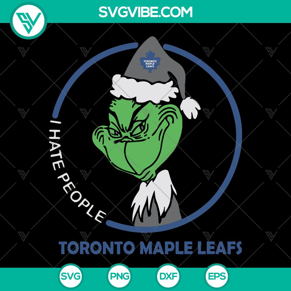 mockup-846383268.jpg Toronto Maple Leafs NHL Logo and Grinch SVG bundle, perfect for Christmas, instant download for hockey fans.
