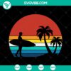 Retro surfing SVG bundle with funny surfer beach and summer clipart in DXF format for instant download. Ideal for surfing lovers.
