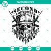 US Army Veteran & Military Patriotic SVG design for defending Second Amendment freedom.