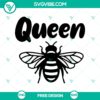 Queen Bee SVG Cut File with stylish and empowering design, ideal for crafts. Free download.