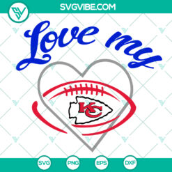 Kansas City Chiefs Football SVG - NFL Team Logo - Instant Download