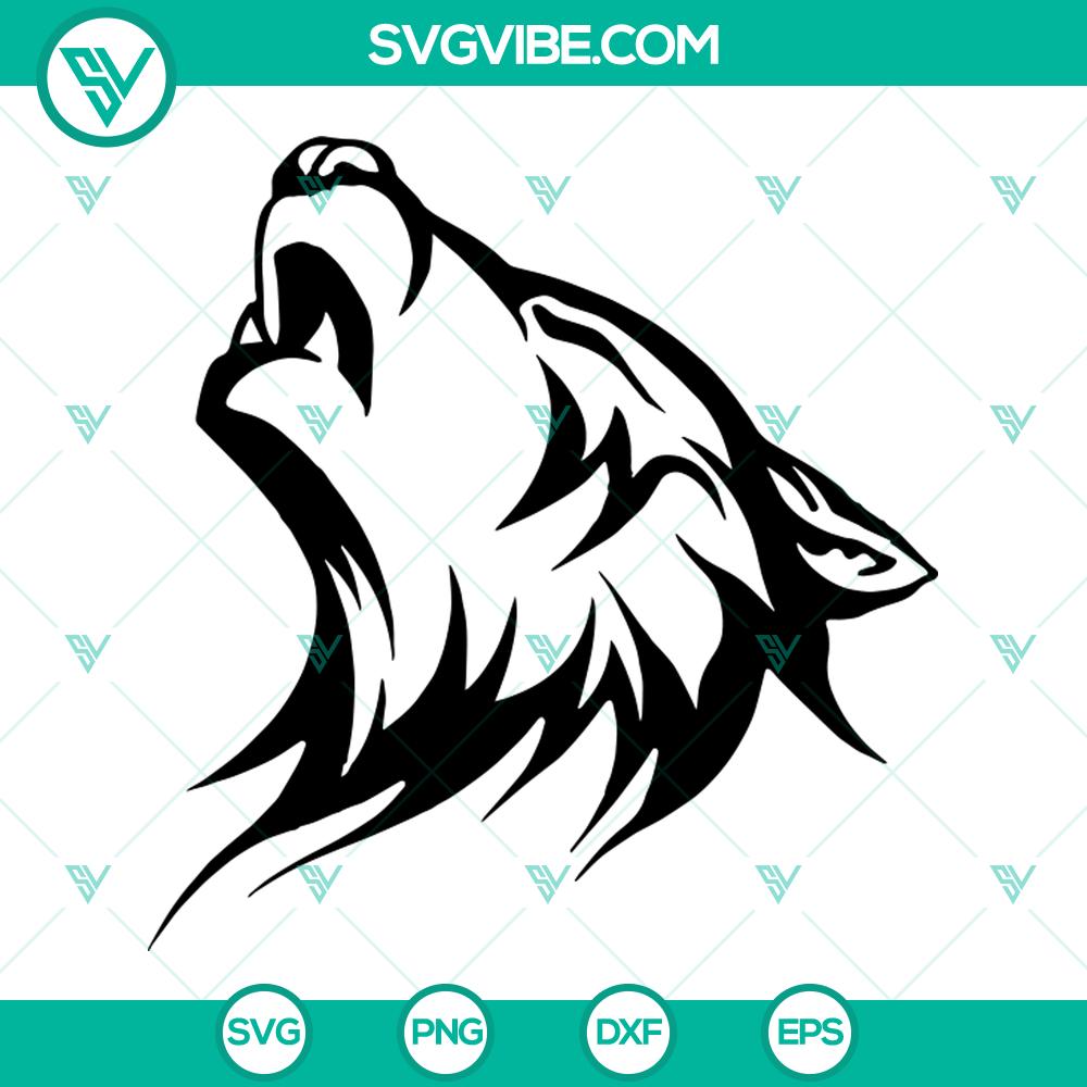 mockup-875972594.jpg Howling wolf SVG cut files, design 232 clipart for Cricut & CNC crafting.