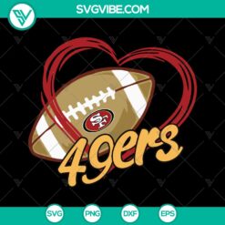 49ers NFL Football SVG Bundle - San Francisco 49ers Fan Art - Instant Download