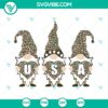 4th of July Patriotic Gnomes SVG Pack for Cricut & Silhouette - Festive Independence Day designs with gnomes in red, white, and blue.