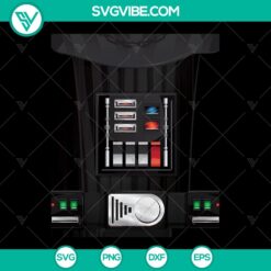 Star Wars Darth Vader Halloween Costume PNG Shirt Decor Sublimation Silhouette Files