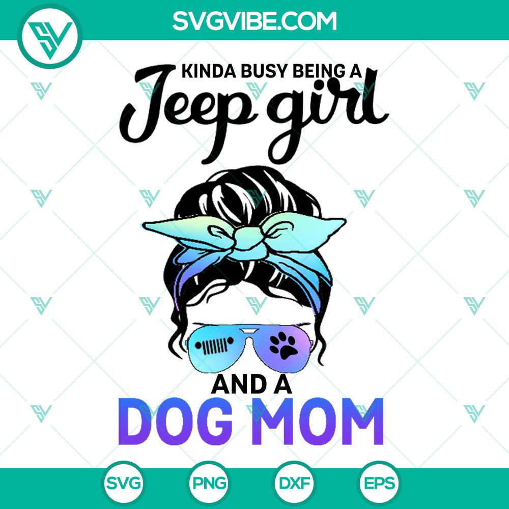 mockup-897921577.jpg Jeep Girl and Dog Mom SVG design with 234 cut files for Cricut & Silhouette, ideal for crafting projects.