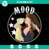 Jenni Rivera hot body SVG featuring witty quotes "In The Mood & The Myth". Playful design with Mexican singer silhouette.