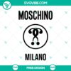 Moschino logo SVG cut file - bold fashion design for free download.