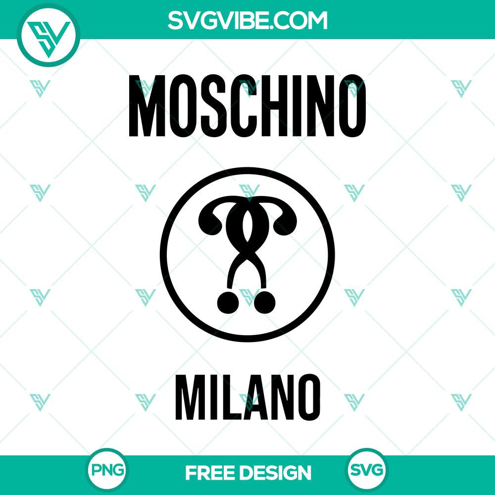 Moschino Logo SVG Cut File – Free Bold Fashion Design Moschino logo SVG cut file - bold fashion design for free download.