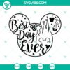 Disney trip t-shirt design SVG featuring Best Day Ever Halloween theme for Mickey's Not So Scary Halloween Party.