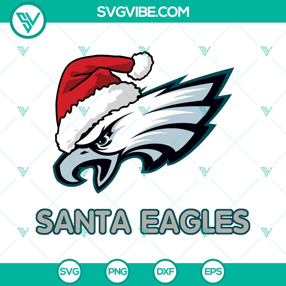 mockup-927441114.jpg Santa Eagles Philadelphia Eagles SVG design with Christmas theme and NFL humor. Perfect for fans and holiday decorations.