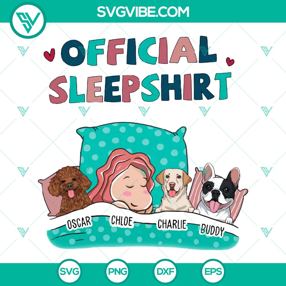 mockup-927524975.jpg Custom Dog Official Sleepshirt design with a PNG format, perfect for instant download. Ideal for dog lovers.