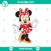 Free Minnie Mouse SVG Cut File - Adorable Disney Character Design, perfect for crafting projects.