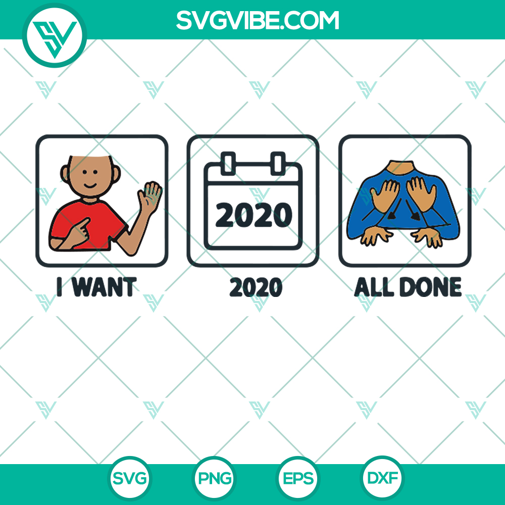 mockup-952625443.jpg Funny SVG design for Behavior Analysts & Sped Teachers, "I Want 2020 All Done" Boardmaker Shirt. Perfect for special education professionals.