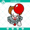 Pennywise Clown SVG for Halloween, Horror Movie Clipart - Instant Download for Halloween parties.