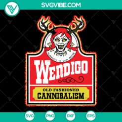 Wendigo Halloween SVG Cut File - Silhouette Vector Clip Art