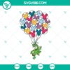 Disney Pascal character holding Mickey Balloon design in SVG, DXF, EPS, and PNG formats for crafting projects.