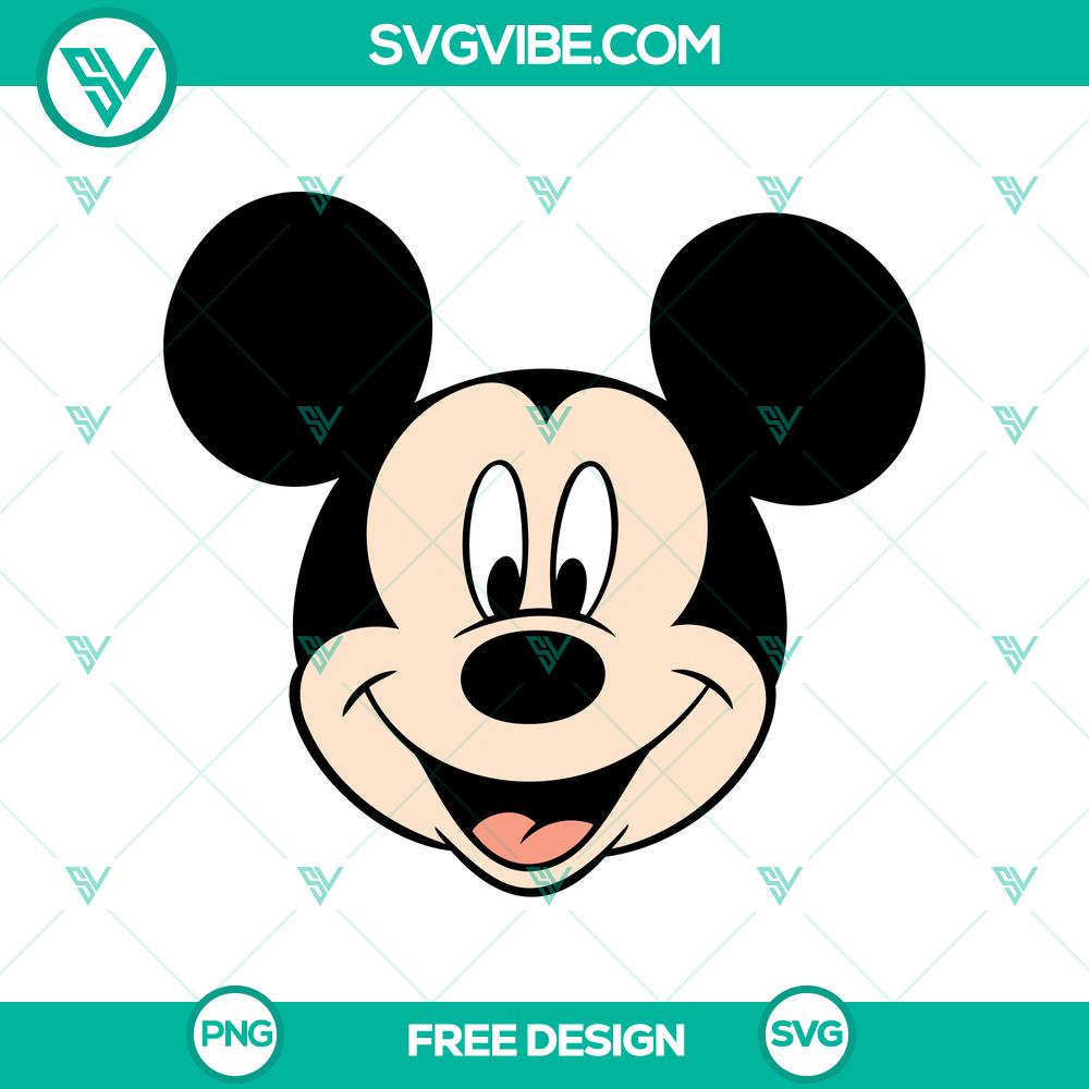 Mickey Mouse Head SVG Cut File – Free Classic Disney Design Free Mickey Mouse Head SVG cut file, classic Disney design with iconic mouse ears and features. Perfect for Disney fans.