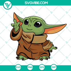 Cute Baby Yoda Svg - Trending Star Wars Grogu Mandalorian Characters