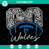Go Wolves Sports SVG Bundle - Football, Cheerleader, Mama design for digital download. Perfect for sports fans and enthusiasts.