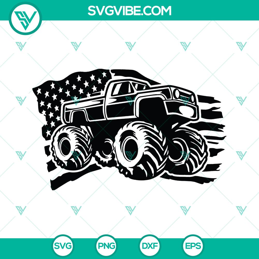 mockup-981615350.jpg Off-Road Monster Truck SVG design for cutting files, perfect for extreme rides enthusiasts. Instant download for crafting projects.