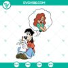 Max and Roxanne from Disney's Goofy movie in a Valentine's Day themed design, perfect for Cricut, featuring love and family nostalgia.