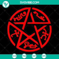 Supernatural Anti Possession Symbols SVG Bundle - Winchester Brothers Tattoo Designs