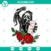 Ghostface calling SVG with a humorous Halloween Scream Ghost Face design pack, perfect for spooky projects.