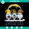 Los Angeles Chargers NFL team logo gnomes SVG with Super Bowl plaid design, instant download.