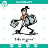 Life Is Good Beach SVG Cut Files for Silhouette & Cricut - Instant Download, featuring a beach-inspired design with "Life Is Good" text.