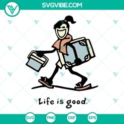 Life Is Good Beach SVG Cut Files for Silhouette &amp; Cricut - Instant Download
