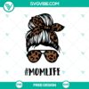 Mom Life Leopard SVG Cut File - Free Stylish Animal Print Design for Cricut and Silhouette Machines.