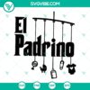 El Padrino SVG cut file clipart for Cricut and Silhouette, featuring a stylish design perfect for crafts and projects.