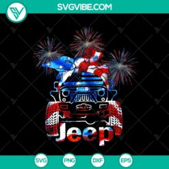 Jeep 4th of July American Flag Independence PNG - Instant Download